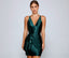 Oksana Formal Satin Mini Dress - Lady Occasions