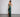 Satin Evening Dress with a Split Detail Secondary image