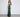 Satin Mermaid Slit-Detail Dress Secondary image