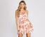 Flower Up Strapless Skater Dress - Lady Occasions