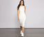 Crewneck Knit Sleeveless Midi Dress