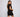 Plunging-V Knit Cutout Mini Dress Secondary image