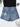 Floral Denim Distressed Shorts with Embroidery Secondary image