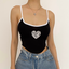 Cropped Strappy Printed Cami Top