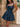 Navy Corset-Style Mini Dress with Lace-Up Details Secondary image
