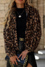 Leopard-Print Relaxed-Fit Coat