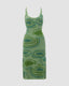 Abstract-Print Knit Bodycon Dress