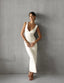 V-Neck Flared Dress with Ruched Details