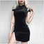 Chinese Style Small Dress Black / S