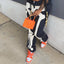 Printed Mid-Rise Pencil Jeans with Button Details