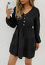 Tiered Dress with a Waist Tie