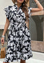 Ruffled Floral Dress