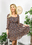 Tiered Long-Sleeve Dress