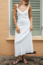Strappy Dress with Ruffle Details