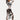 Printed Fitted Mesh Long Dress Secondary image