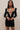 Black Plunging-V Velvet Dress with an Open Back Secondary image