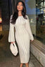 Knit Crewneck Dress