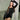 Striped Strapless Dress with a One-Shoulder Cut Secondary image