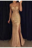 Evening Long Dress with a Split Detail