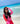 Pink Paneled Swimsuit with Zip Details Secondary image