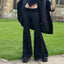Lace Patchwork Mysterious Pant Black / S