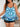 Printed Knit Strappy Tankini Set Secondary image