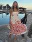 Floral Dress with a Halter Neck