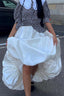 High-Rise Relaxed-Fit Skirt