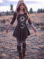 Bright Celestial Hooded Tiny Dress S