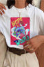 Printed Short-Sleeve Top