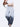 Denim Gothic Pants with Panel Details Secondary image