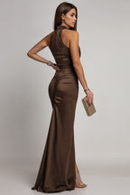 Sequined Velvet Bodycon Midi Dress