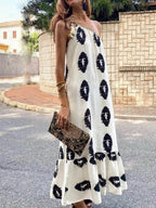 Printed Relaxed-Fit Maxi Dress