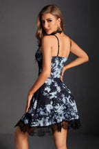 Lace Bow-Detail Gothic Dress