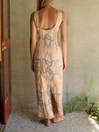 Printed Sleeveless Midi Dress