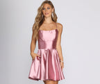 Satin Skinny Dress