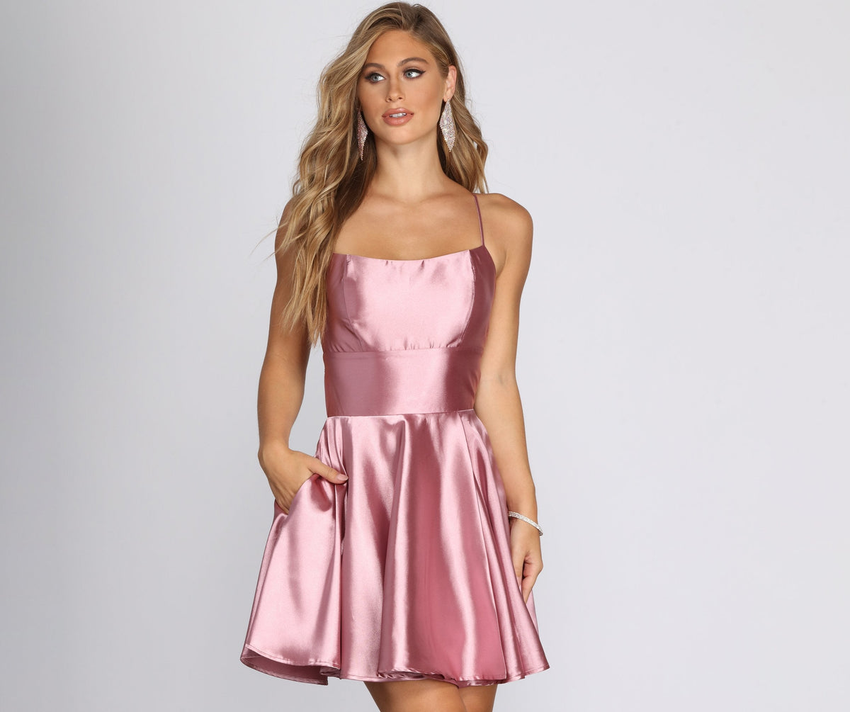 Satin Skinny Dress