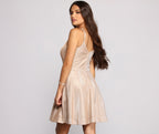 Glitter Evening Dress