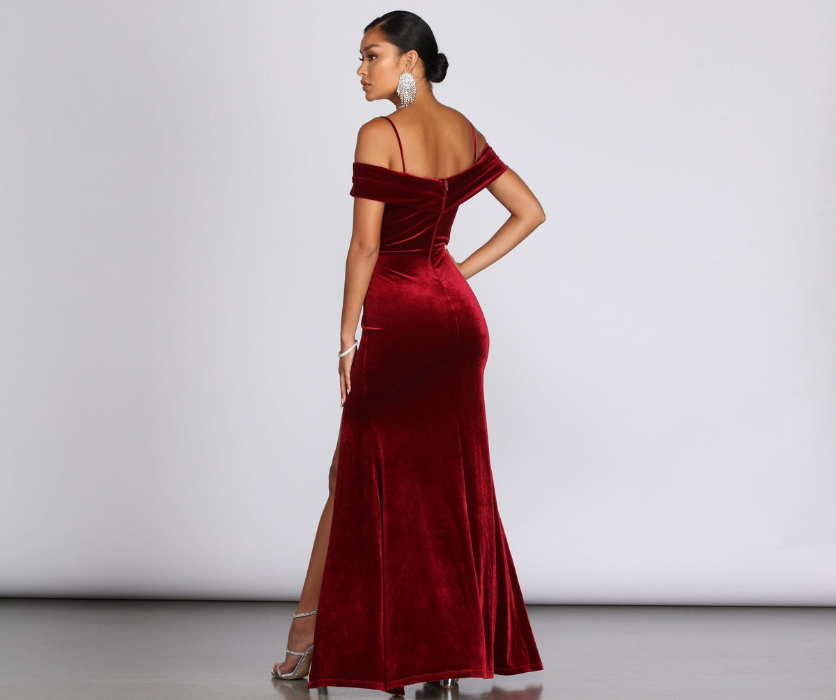 Evening Velvet Dress