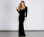 Ella Formal Plunging Velvet Dress - Lady Occasions