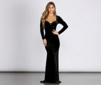 Velvet Evening Dress