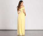 A-Line Dress with a Daisy Print