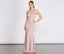 Rosella Lace Scallop Rhinestone Ribbon Belt Mermaid Dress - Lady Occasions
