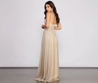 A-Line Mesh Sleeveless Dress