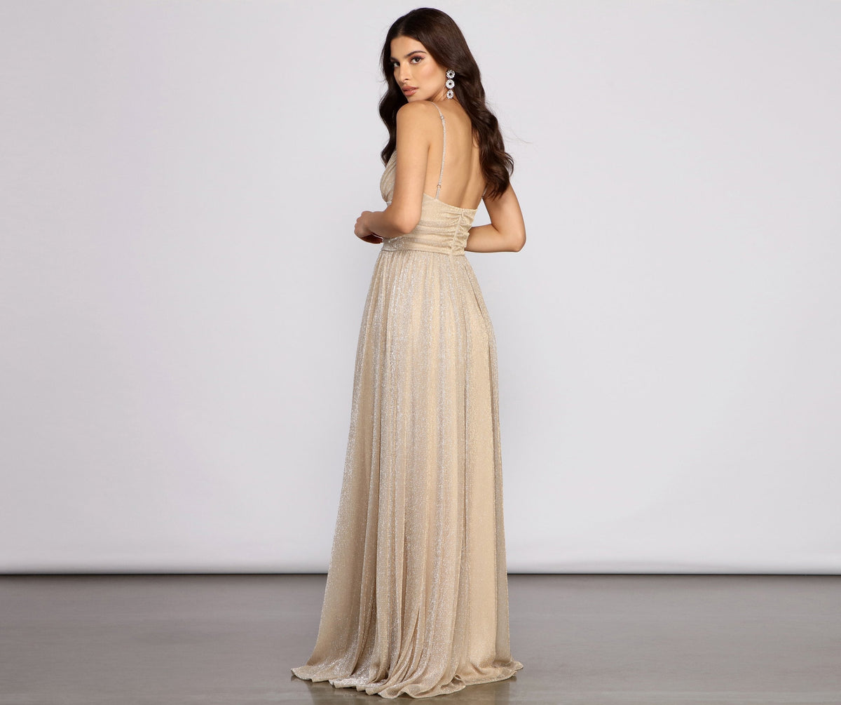 A-Line Mesh Sleeveless Dress