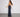 One-Shoulder Spaghetti-Strap Dress with a Split Detail Secondary image
