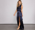 Evening Satin Dress