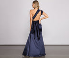 Evening Satin Dress