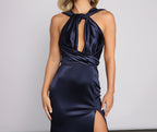 Evening Satin Dress