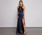 Evening Satin Dress